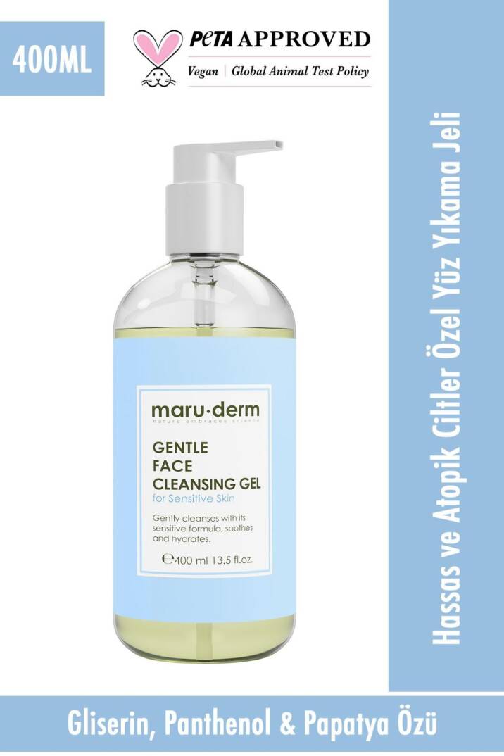 Maruderm Hassas ve Atopik Ciltler Için Yüz Temizleme Jeli 400 ml - 4