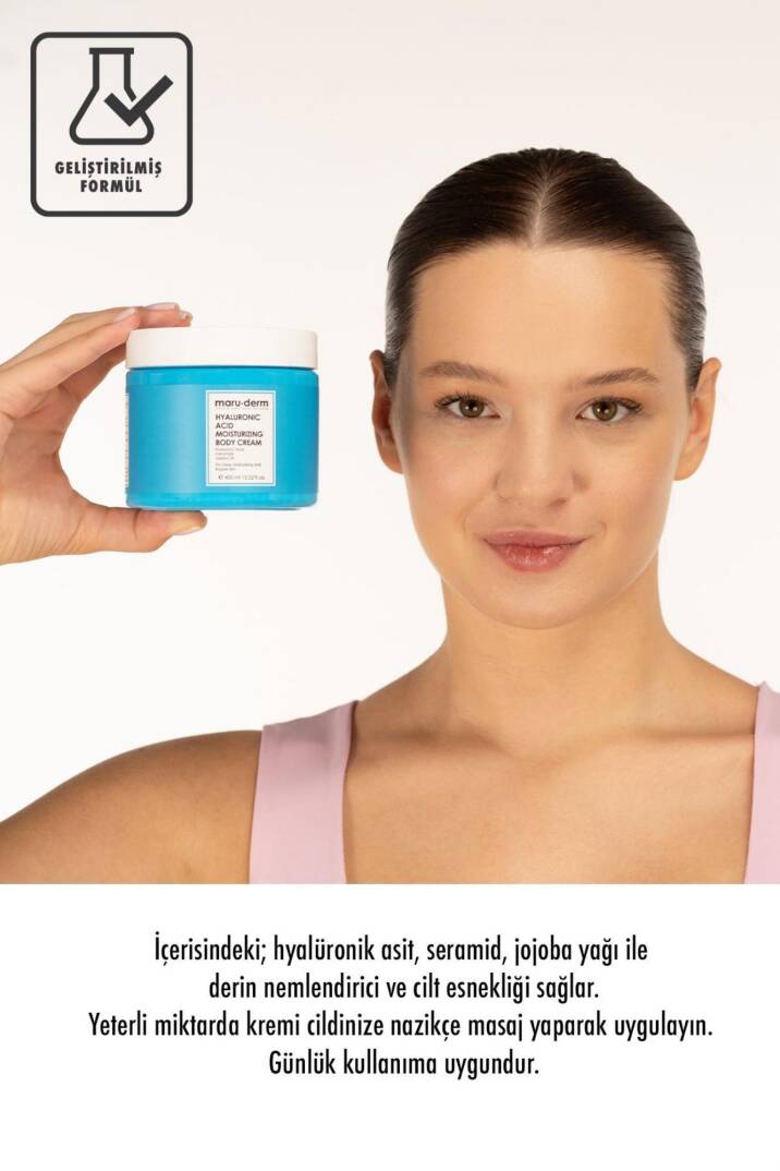 Maruderm Hyaluronic Acid Moisturizing Body Cream 400 ml - 3