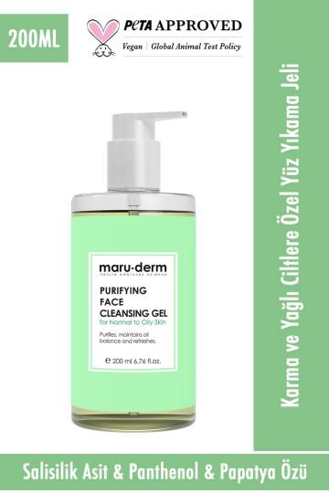 Maruderm Karma ve Yağlı Ciltlere Özel Salisilik Asit Yüz Temizleme Jeli 200 ml - 3