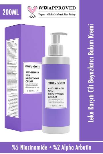 Maruderm Leke Karşıtı Cilt Beyazlatıcı Bakım Kremi 200 ml - 2