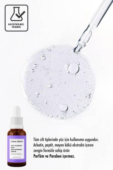 Maruderm Leke Karşıtı ve Beyazlatıcı Cilt Bakım Serumu 30 ml - 4