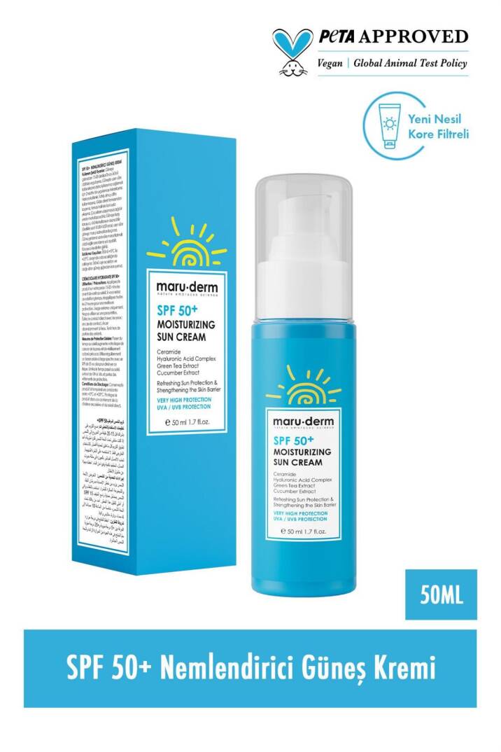 Maruderm Nemlendirici Güneş Kremi SPF+50 50 ml - 3