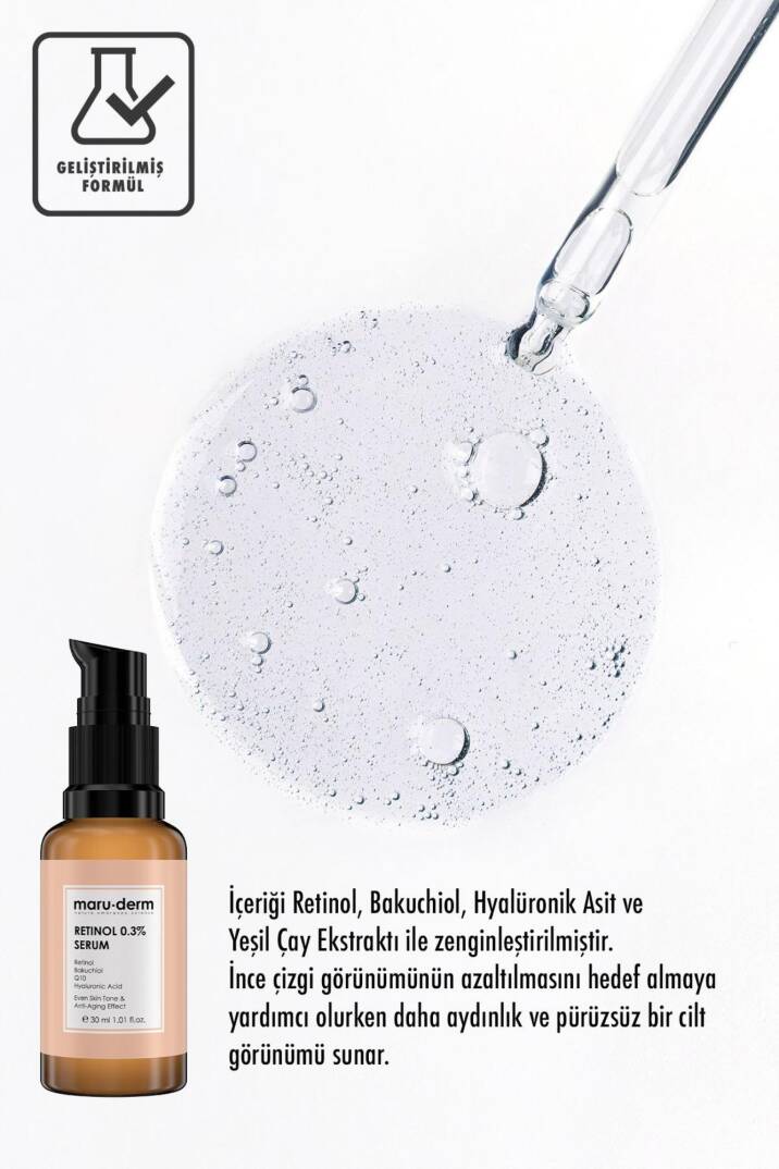 Maruderm Retinol %0.3 Cilt Yenileyici Bakım Serumu 30 ML - 3