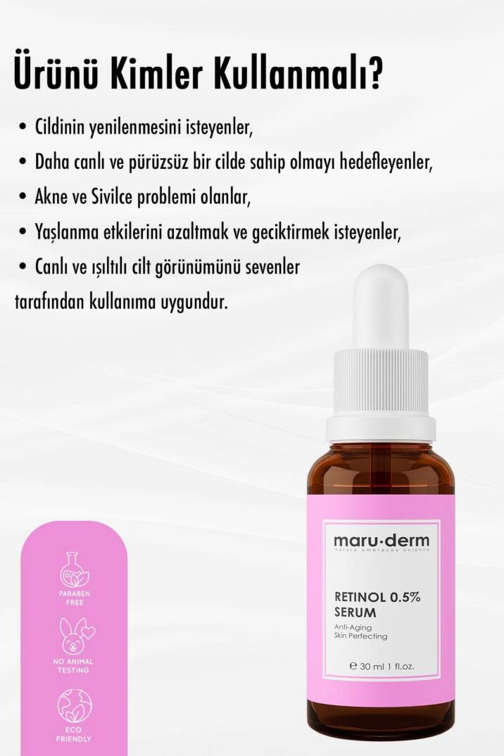 Maruderm Retinol 0.5% Cilt Yenileyici Bakım Serumu 30 Ml - 2