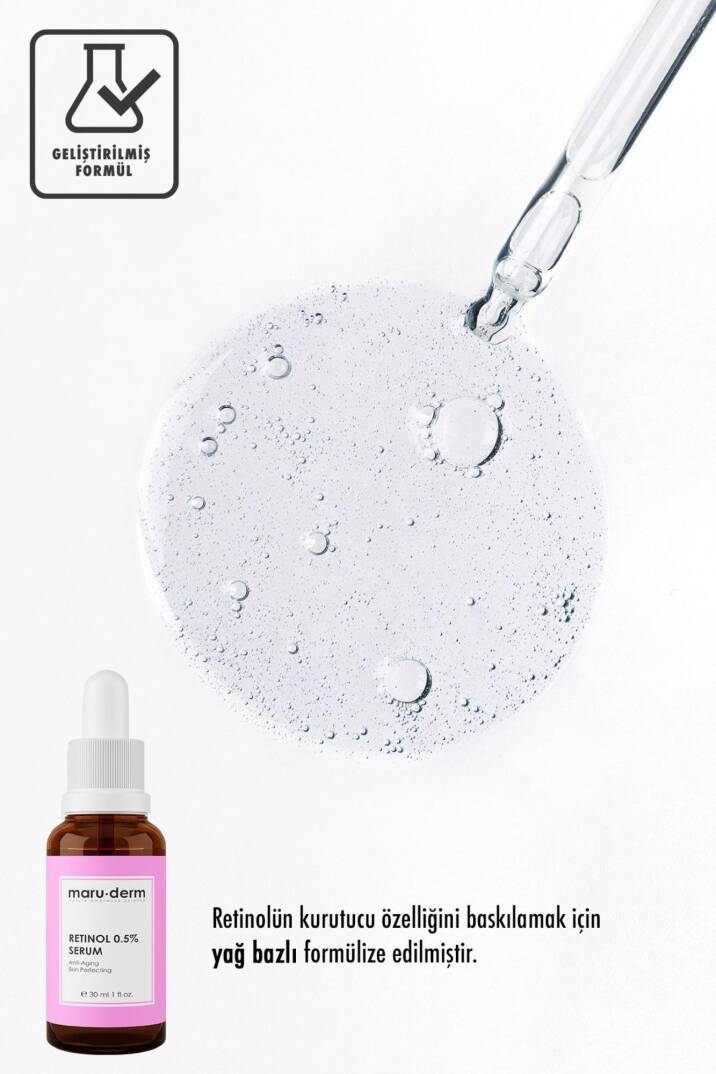 Maruderm Retinol 0.5% Cilt Yenileyici Bakım Serumu 30 Ml - 4