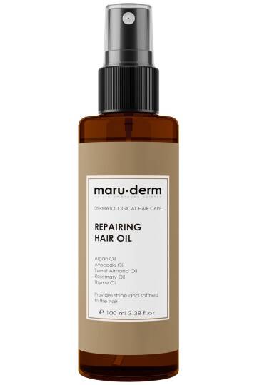 Maruderm Saç Bakım Yağı Biberiye Yağı Argan Yağı Avokado Kekik Yağı Tüm Saç Tipleri 100 ml