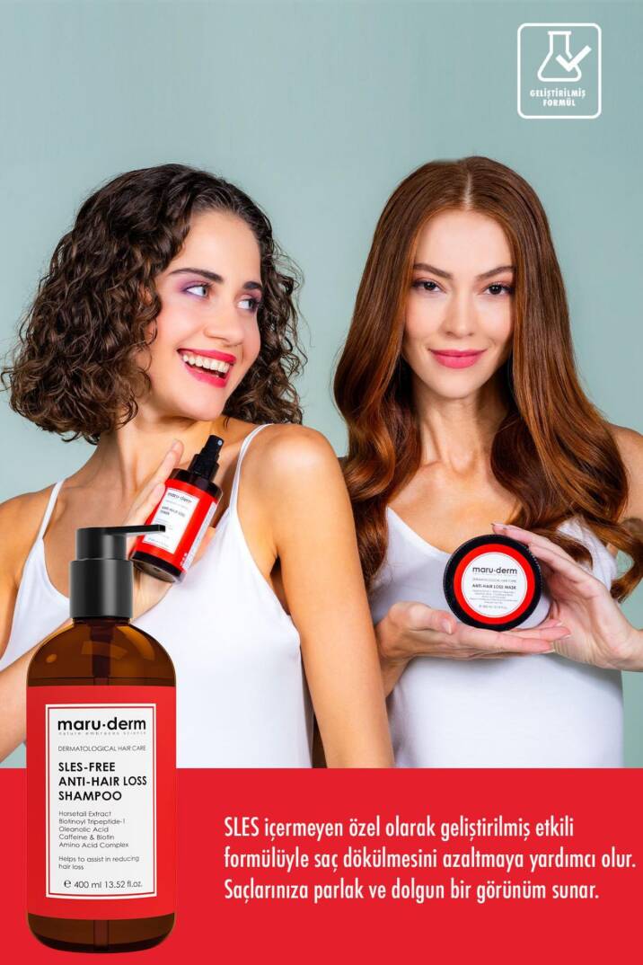 Maruderm Saç Dökülme Karşıtı Sülfatsız Şampuan 400 ml - 3