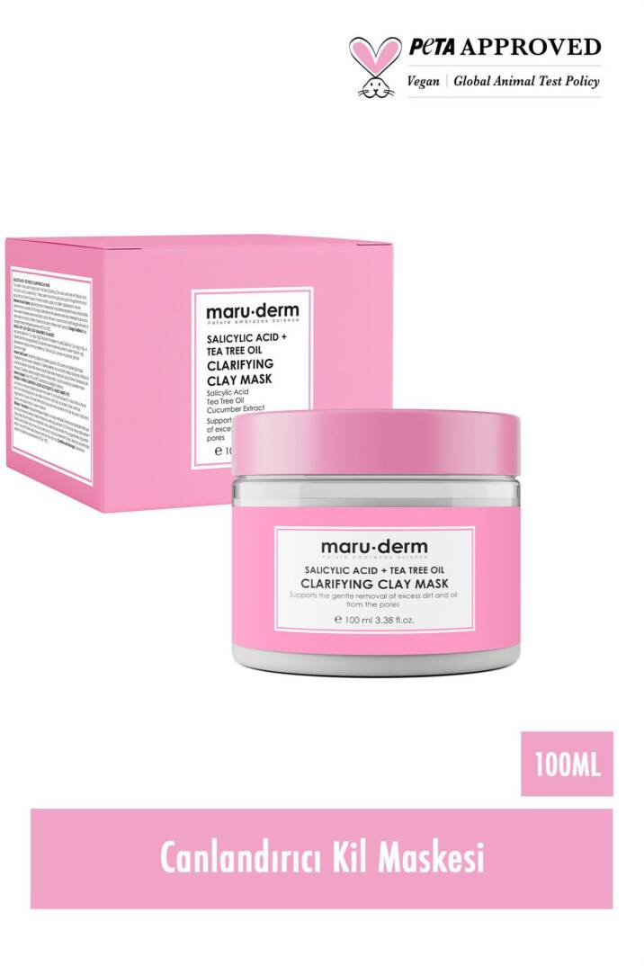 Maruderm Salisilik Asit Çay Ağacı Yağı Kil Maskesi 100 ml - 4