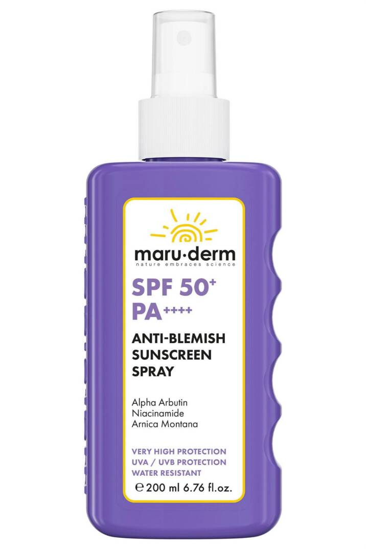 Maruderm SPF 50+ Leke Karşıtı Vücut Güneş Kremi Spreyi 200 ml - 1