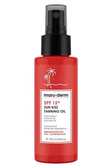 Maruderm SPF15+ Sun Kiss TanningOil 100 ML