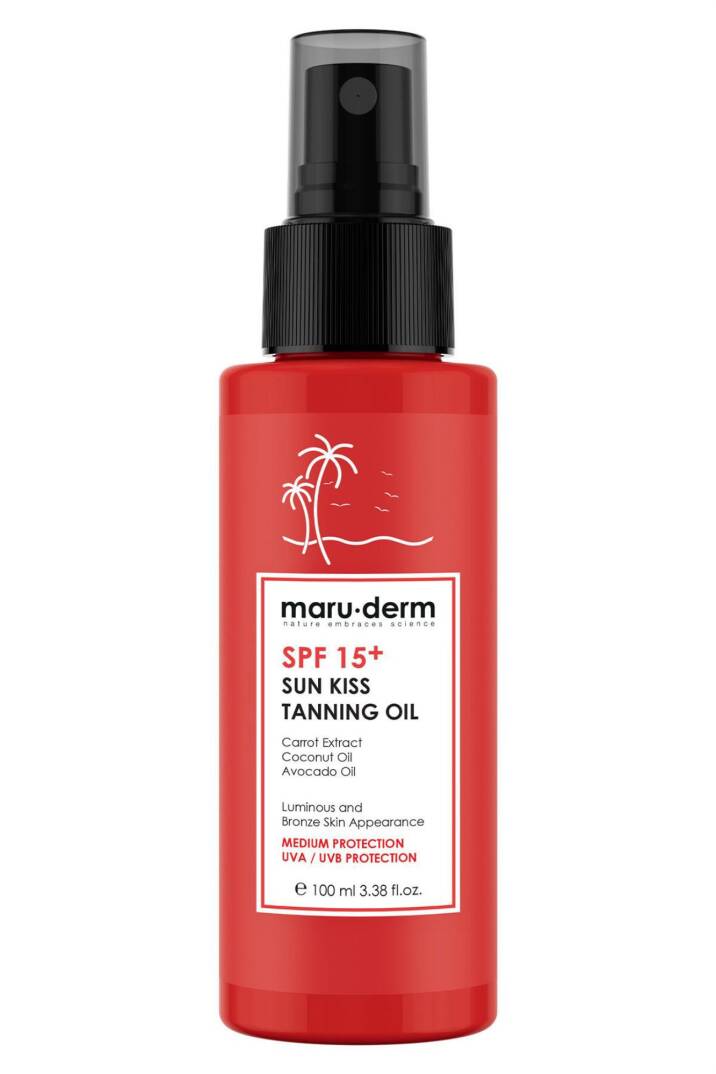 Maruderm SPF15+ Sun Kiss TanningOil 100 ML - 1