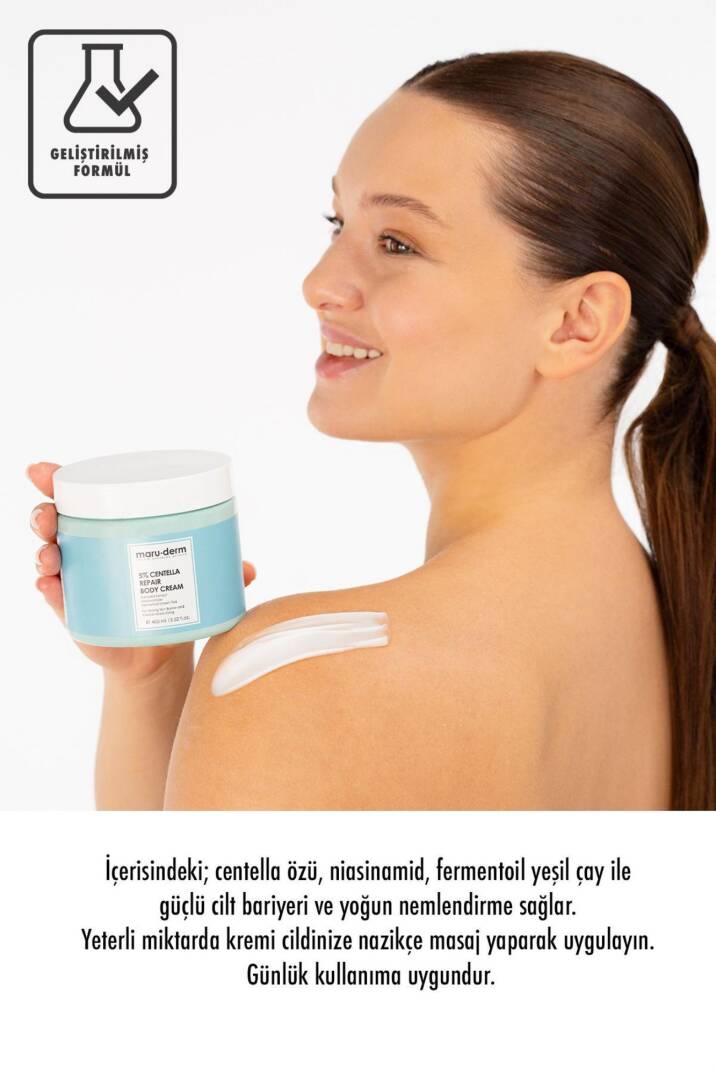Maruderm Vücut Nemlendirici Centella Repair Onarıcı 400 ml Krem - 3