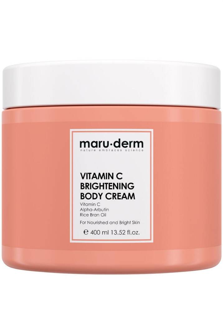 Maruderm Vücut Nemlendirici Vitamin C Aydınlatıcı Krem 400 ml - 1
