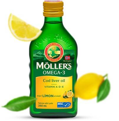 Möller's Omega-3 Limonlu 250 ml - 1