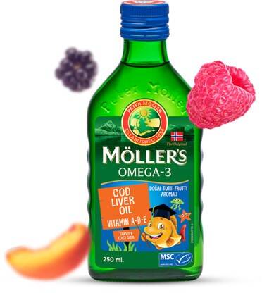 Möller's Tutti Frutti Omega 3 Balık Yağı 250 ml