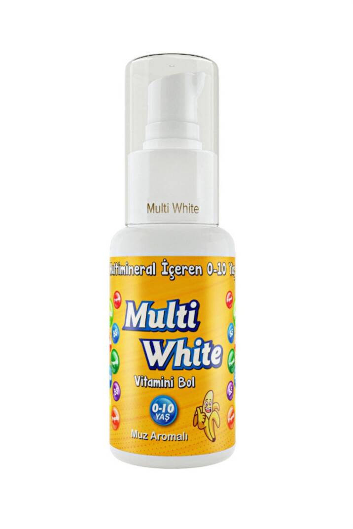 Multi White Muz Aromalı Çocuk Diş Macunu 50 ml - 1
