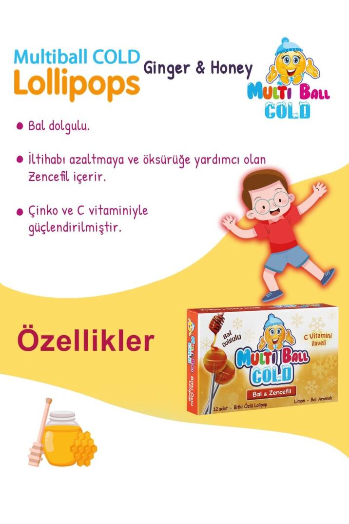 Multiball Cold Bal & Zencefil Lolipop 12 Adet - 2