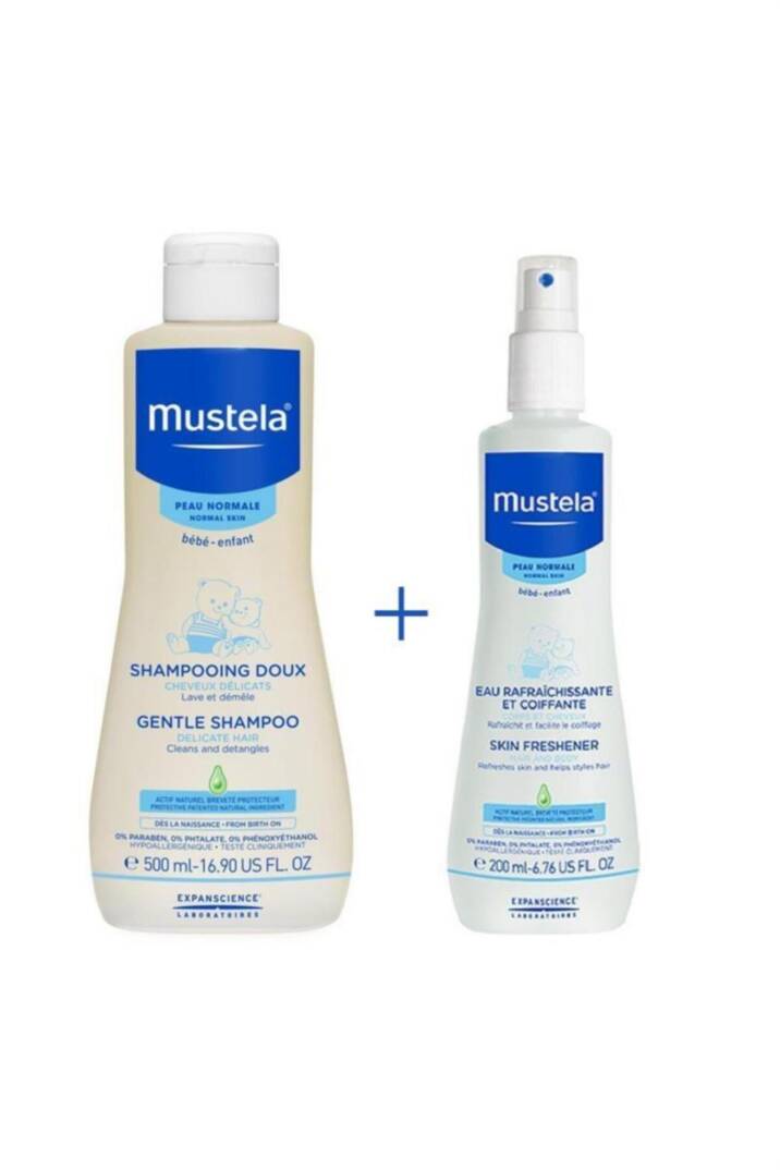 Mustela Banyo Seti (Gentle Shampoo 500 ml ve Skin Freshener 200 ml) - 1