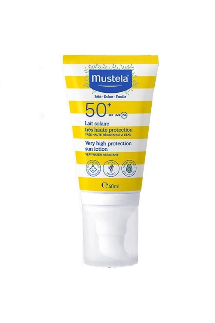Mustela Çok Yüksek Koruma Faktörlü Güneş Losyonu Tüm Aile Için Spf 50+ 40 ml - 1