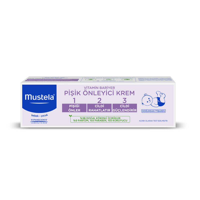 Mustela Vitamin Barrier Cream 1.2.3 Pişik Kremi 100 ml - 2