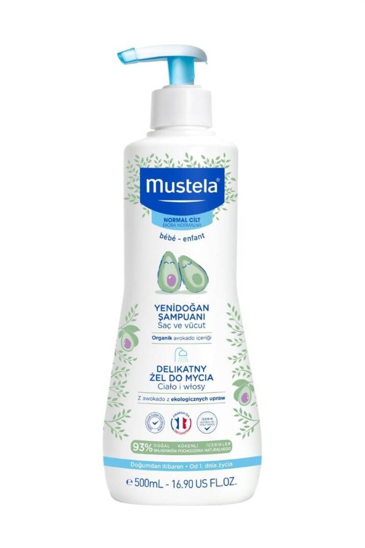 Mustela Yenidoğan Şampuanı 500 ml - 1