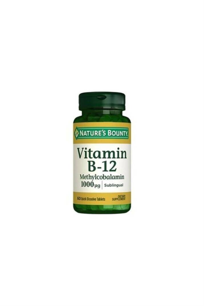 Nature's Bounty B-12 1000 mcg 60 Dilaltı Tableti - 1