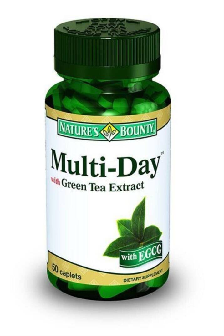Nature's Bounty Multi-Day with Green Tea Extract 50 Tablet - 1
