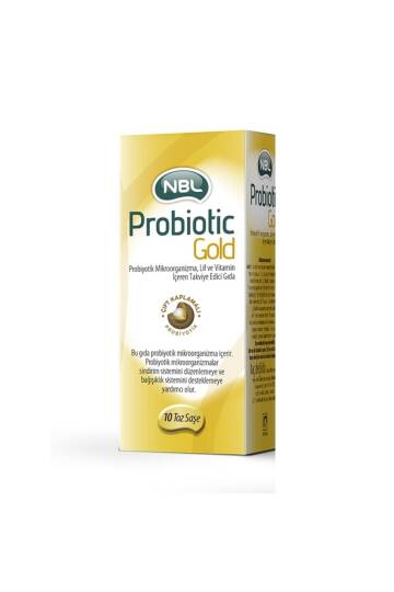 NBL Probiotic Gold Çift Kaplamalı 10 Saşe