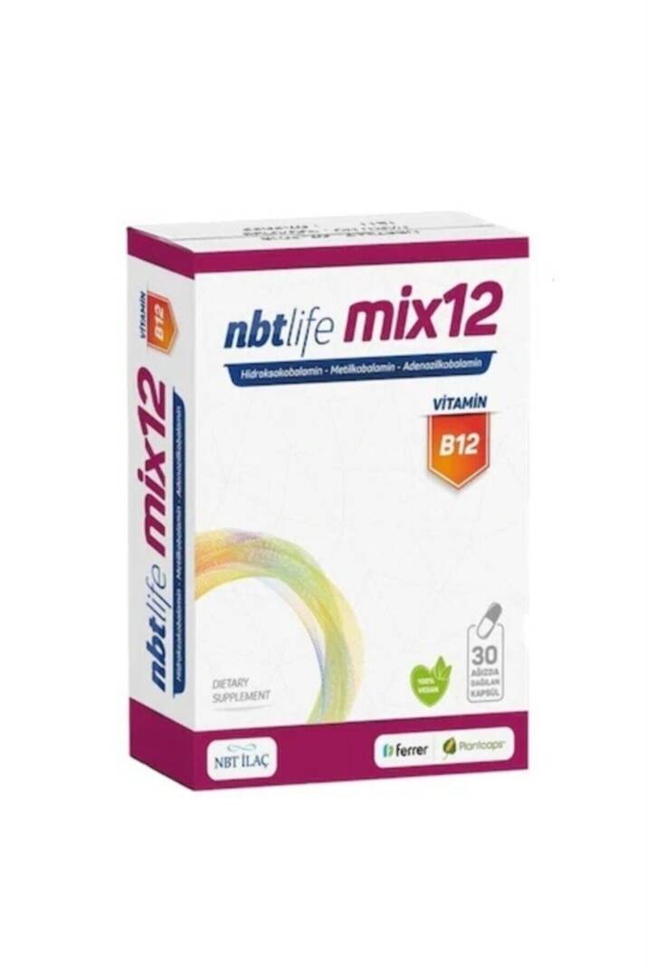 NBT Life Mix Vitamin B12 30 Kapsül - 1