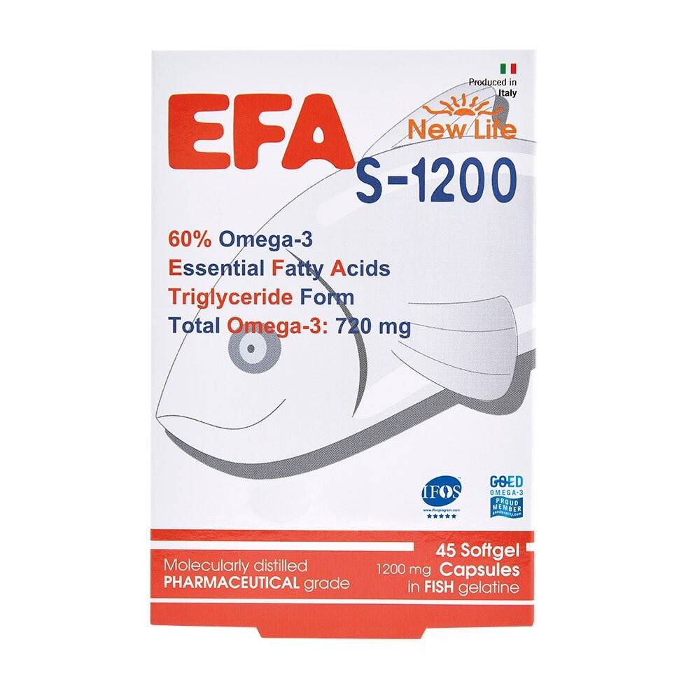 New Life Efa Omega3 S-1200 45 Kapsül - 1