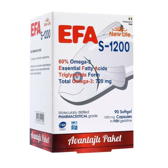 New Life Efa S-1200 Omega-3 90 Kapsül - 3