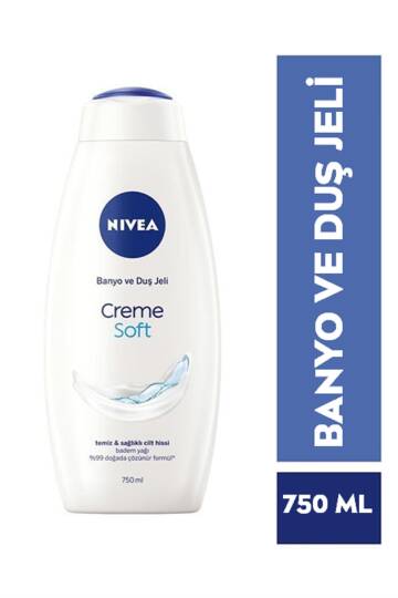 Nivea Creme Soft - Banyo ve Duş Jeli 750ml - 1