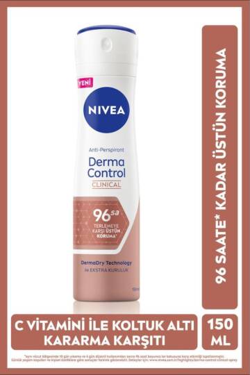 Nivea Deo Derma Control Clinical Kadın Sprey 150 ml - 1