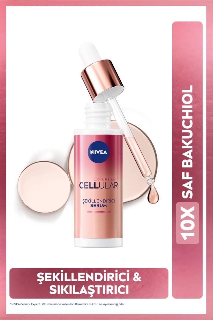 Nivea Doğal Retinol Alternatifi Bakuchiol Cilt Bakım Serumu Cellular Expert Lift 30 ml - 1