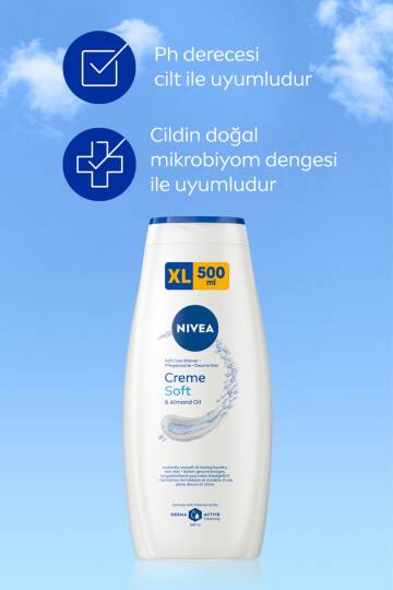 Nivea Duş Jeli Creme Soft 500 ml - 4