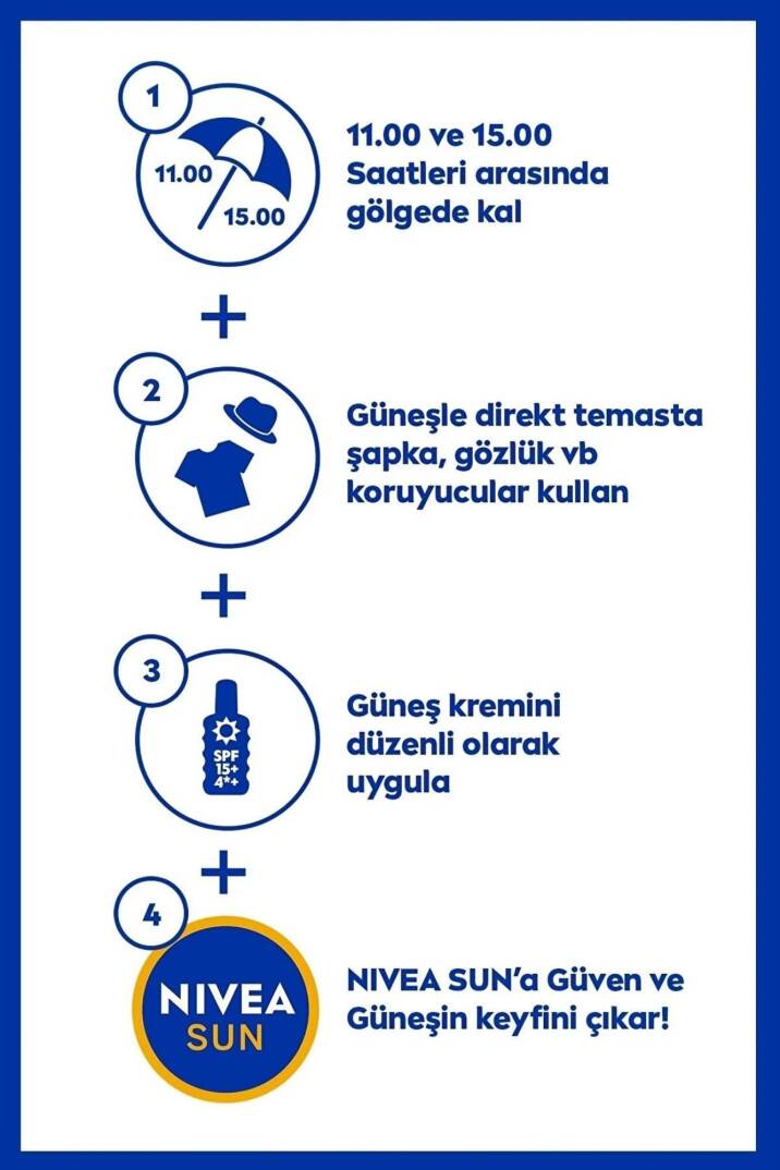 Nivea Hassas Ciltler İçin Koruyucu Güneş Spreyi Spf 50 200 Ml - 4