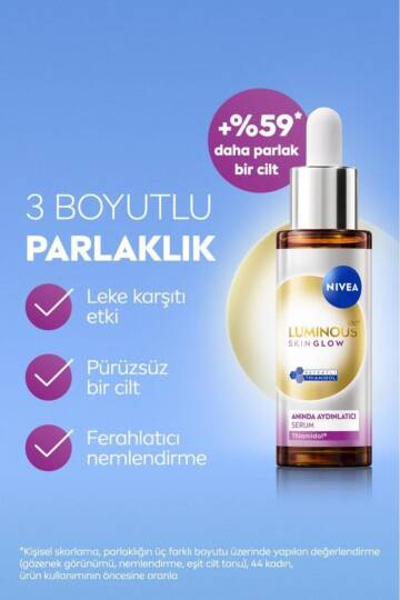 Nivea Luminous 630 Skin Glow - Cilt Bakım Serumu 30 ml - 3