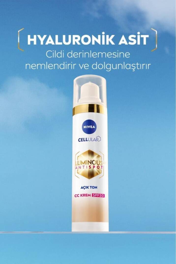 Nivea Luminous Anti Spot CC Krem SPF 30 - Renkli Nemlendirici Açık Ton 40 ml - 7