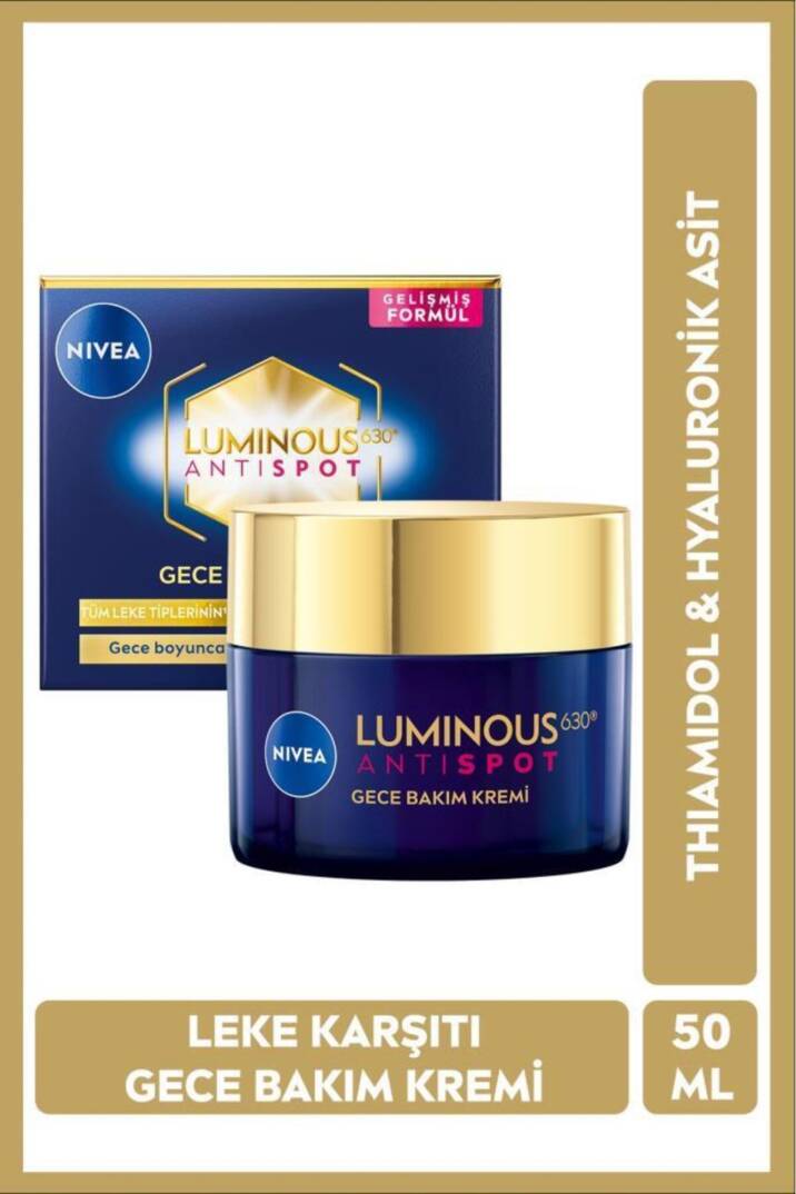 Nivea Luminous630 Leke Karşıtı Gece Kremi 50 ml - 1