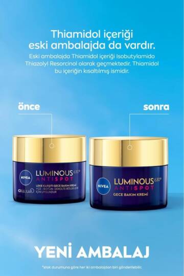 Nivea Luminous630 Leke Karşıtı Gece Kremi 50 ml - 2