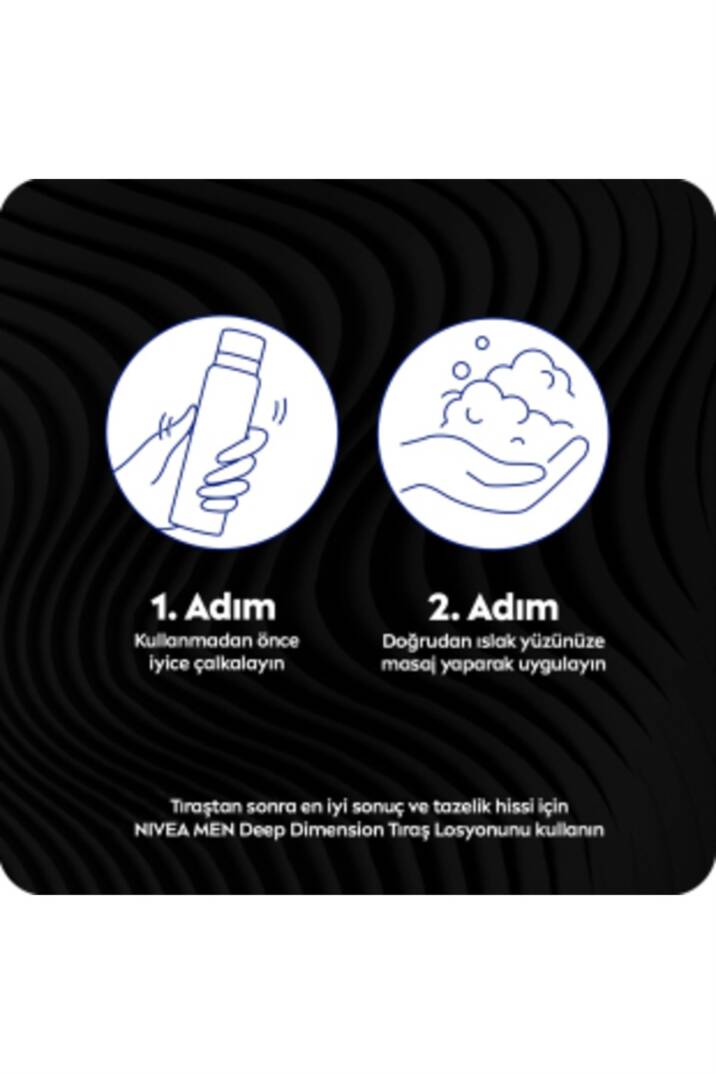 Nivea Men Deep Dimension Tıraş Köpüğü 200 ml,Kusursuz Tıraş - 5