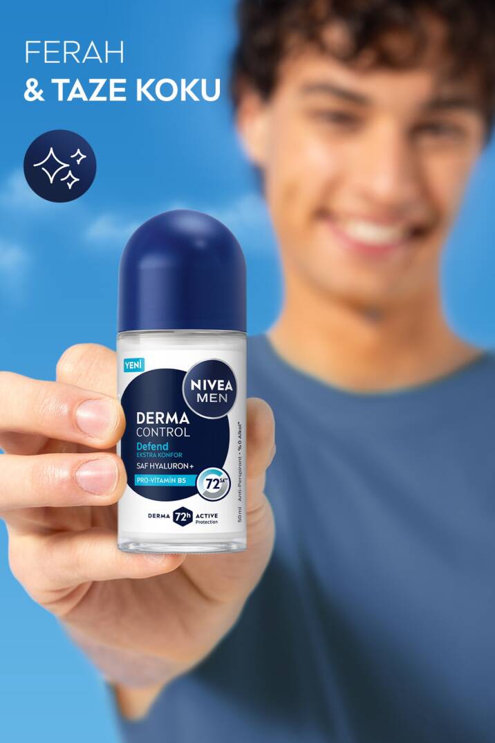 Nivea Men Erkek Roll-On Deodorant Derma Control Defend 50 ml - 6