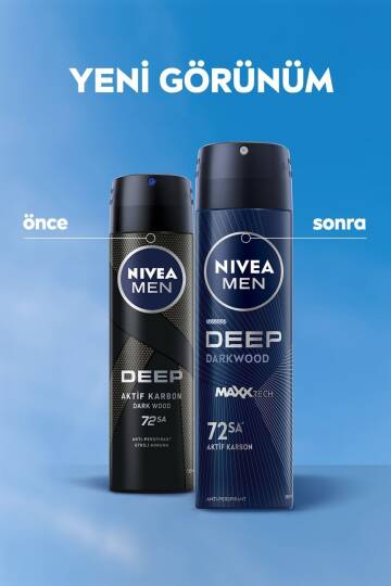 Nivea Men Erkek Sprey Deodorant Deep Darkwood 150 ml - 3