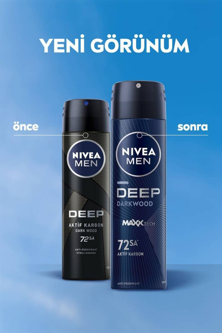 Nivea Men Erkek Sprey Deodorant Deep Darkwood 150 ml - 3
