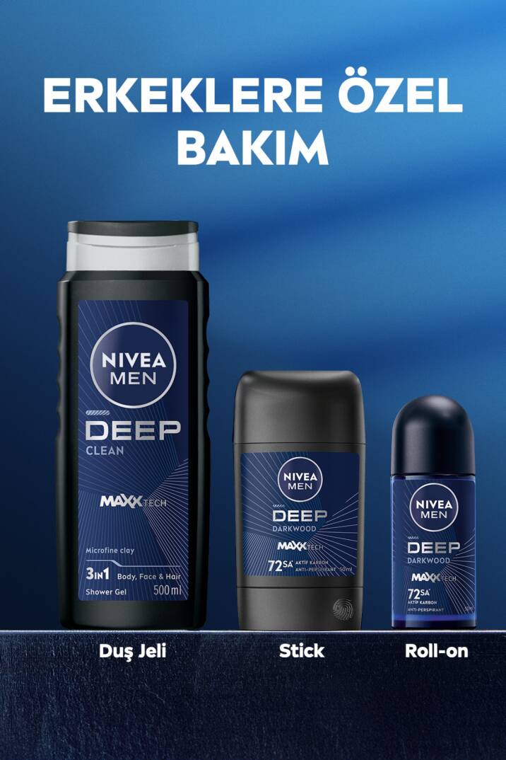 Nivea Men Erkek Sprey Deodorant Deep Darkwood 150 ml - 7