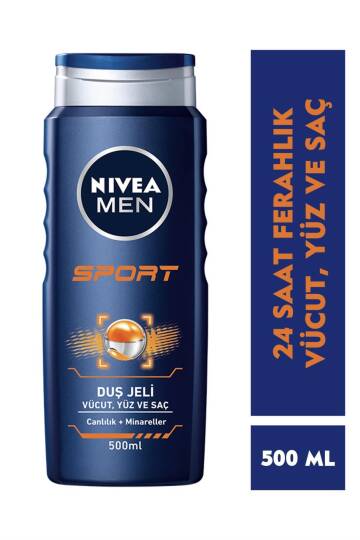 Nivea Men Sport Banyo ve Duş Jeli 500 ml