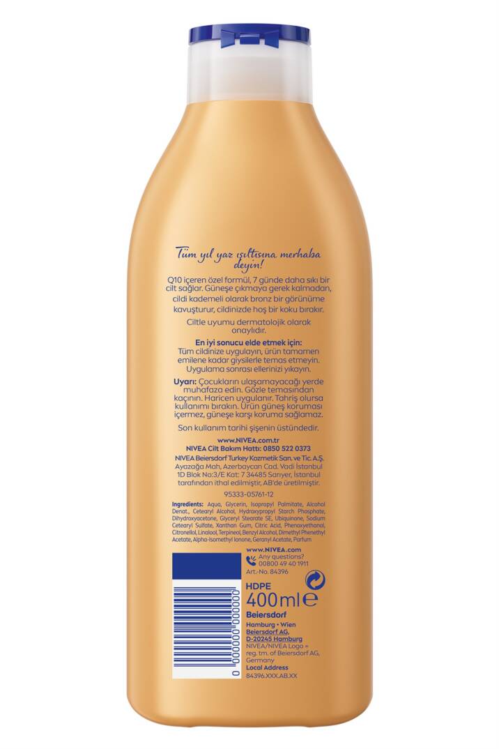 Nivea Q10 Sıkılaştırıcı ve Bronzlaştırıcı Vücut Losyonu 400 ml - 2