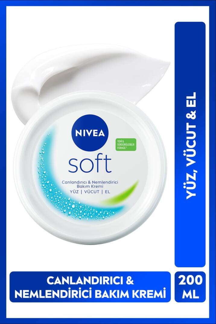 Nivea Soft Nemlendirici Bakım Kremi 200 ml - 1