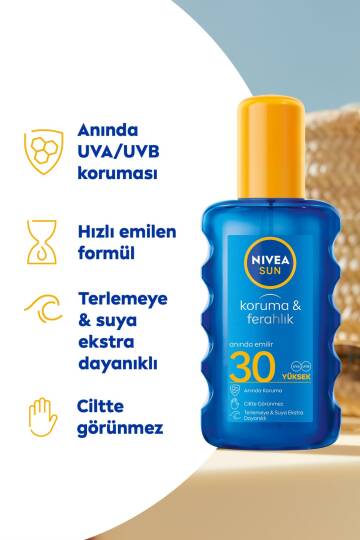 Nivea Sun Koruma ve Ferahlık SPF 30 Güneş Spreyi 200 ml - 3