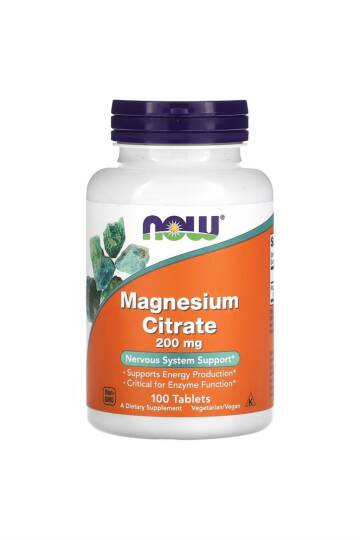 Now Foods Magnesium Citrate 100 Tablets